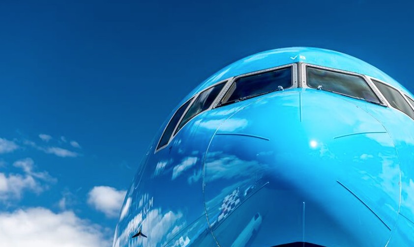 Flugzeug von KLM: Eines musste nun über Island umdrehen.
