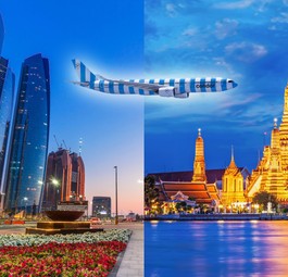 Abu Dhabi, Bangkok und ein Airbus A330 Neo von Condor: Gehören bald zusammen.