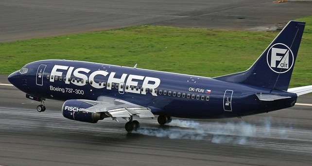Boeing 737 der alten Fischer Air: In diesem Jahr sollte die Airline erneut abheben.