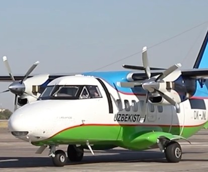Die erste Let L-410 von Uzbekistan Airways: Wurde dieser Tage eingeflottet.
