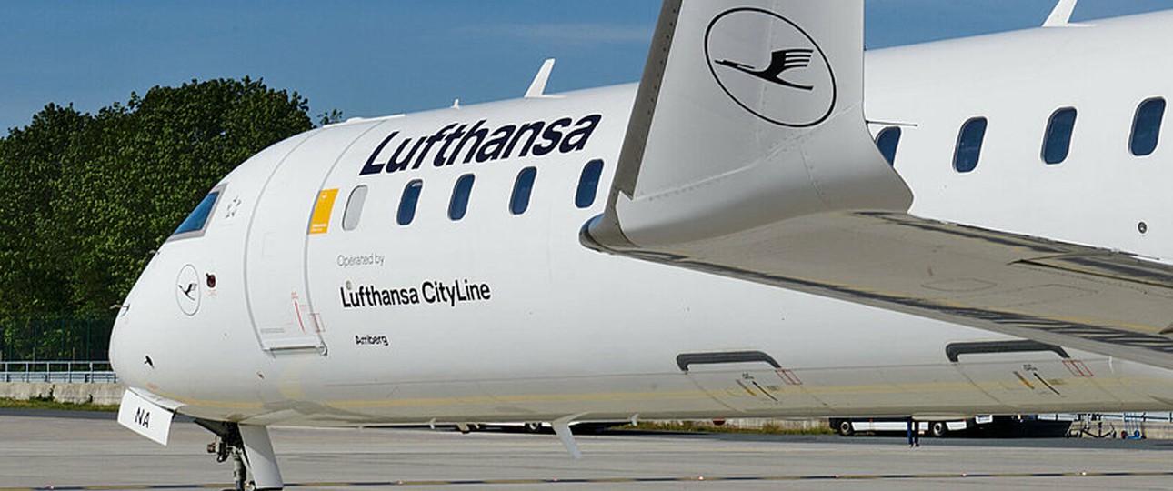 CRJ 900 von Lufthansa Cityline: Ein Flieger wie dieser war aktuell betroffen.