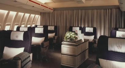British Airways First-Class-Kabine in den 1980er Jahren: Die Männerdomäne wurde aufgebrochen.