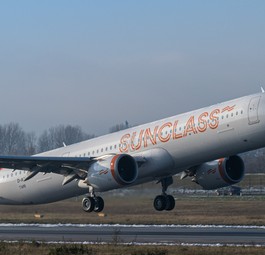 Der erste Airbus A321 Neo von Sunclass Airlines: Die Maschine hat noch keinen Linienflug für die Ferienfluglinie absolviert.