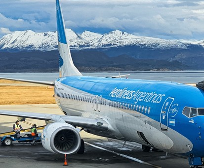 Jet von Aerolíneas Argentinas (aktuelles Bild): 2008 wurde die Fluglinie verstaatlicht.