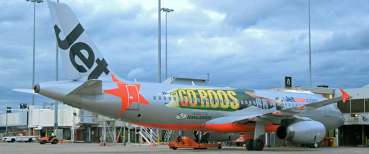 A320 von Jetstar - die Sitze machten seltsame Bewegungen.