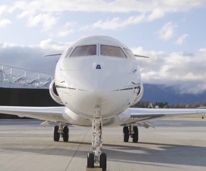 Bombardier Global 6000 von Swiss Private Jet: Landete plötzlich in Russland.