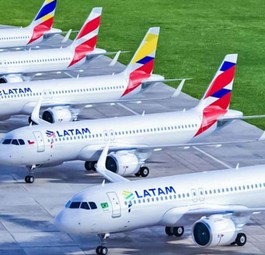 Latam gehört auch zum Portfolio: 10 Prozent der Aktien gehören der Golfairline.
