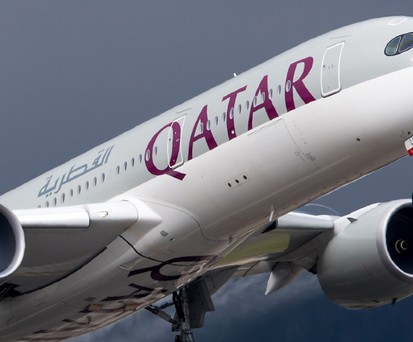 Airbus A350 von Qatar Airways: Ein Jet dieses Typs sorgt für Streit.