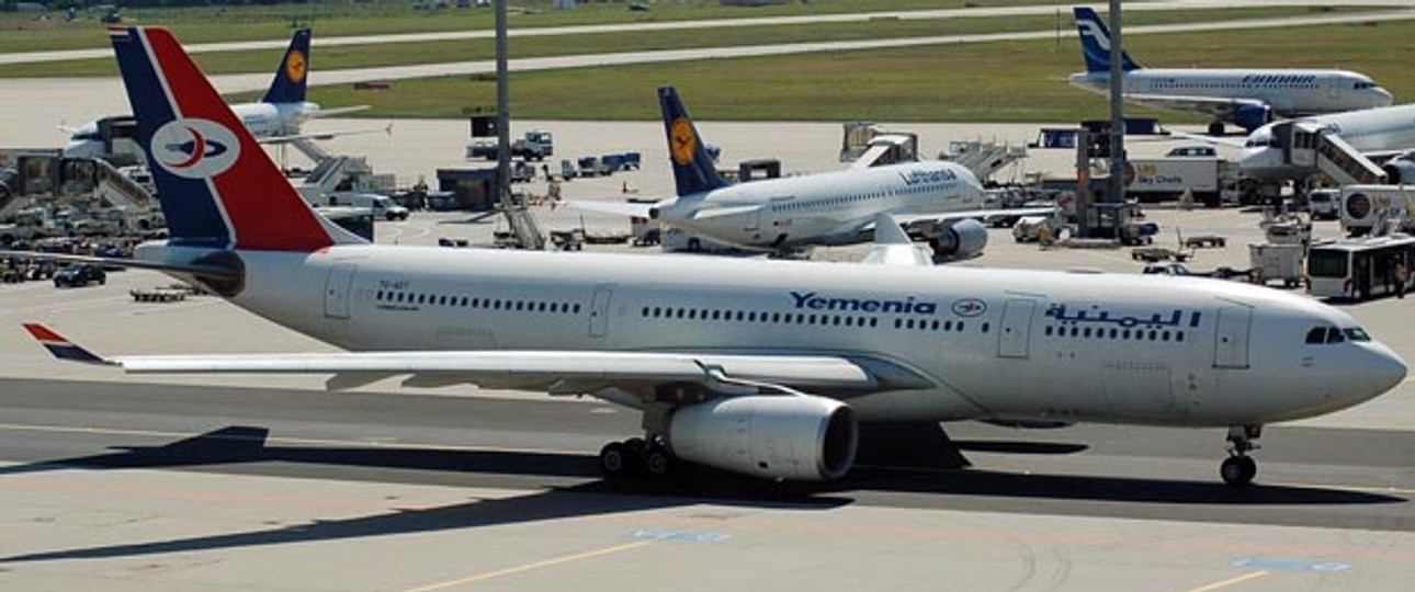 Airbus A330 von Yemenia: Der Jet wurde am Start gehindert.