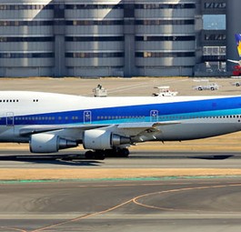 Boeing 747-400D von ANA: Ende März ist Schluss.