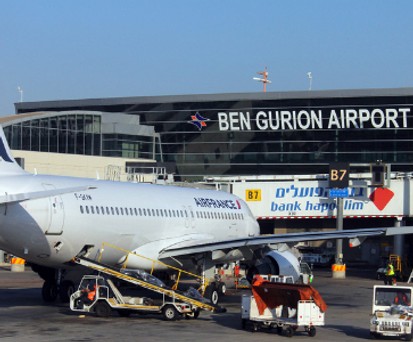 Der Flughafen Ben Gurion in Tel Aviv: Von der Hamas attakiert.