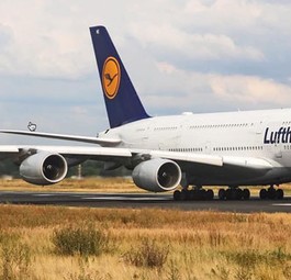 Airbus A380 von Lufthansa: Am Sonntag starten die Flugzeuge wie geplant.
