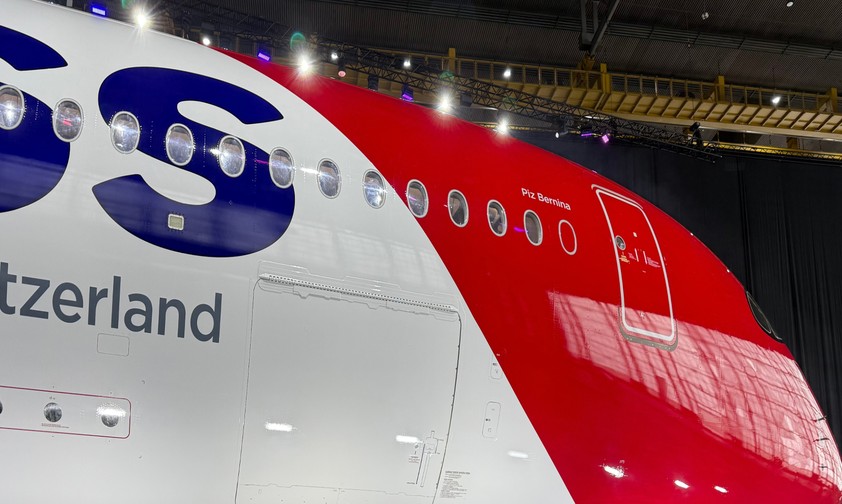 Airbus A350 HB-IHF: Erstmal am Boden.