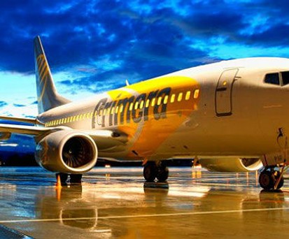 Boeing 737 von Primera Air: Die Neuversion Boeing 737 Max 9 kann mit Zusatztanks weiter fliegen.