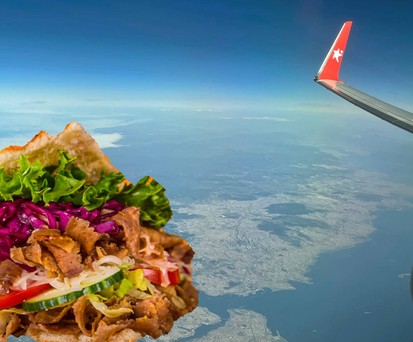 Corendon serviert seit dem 1. Januar Döner an Bord.