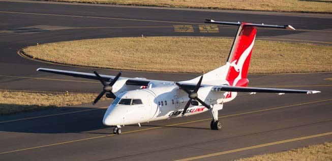 Regionalfliger von Qantas: Monatlich 10.000 Emirates-Reisende fliegen im Inlandsnetz der australischen Fluglinie.