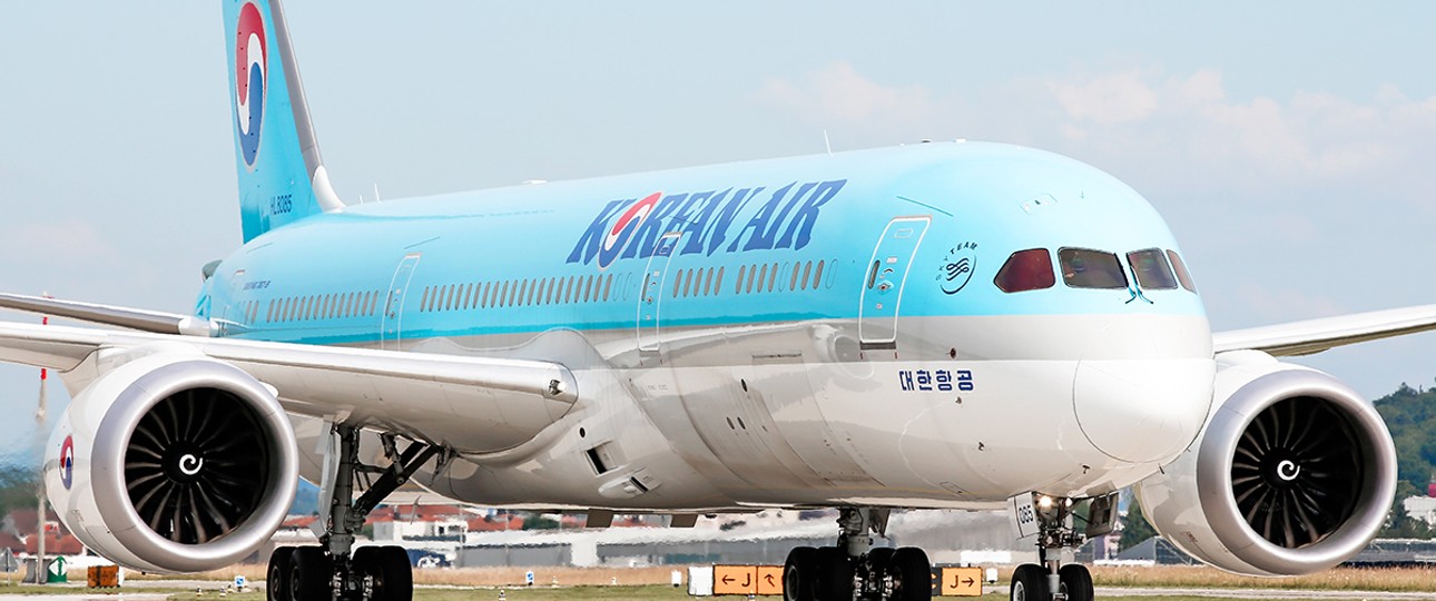 Boeing 787 von Korean Air: Die Muttergesellschaft befindet sich in Gesprächen zu Asiana Airlines.