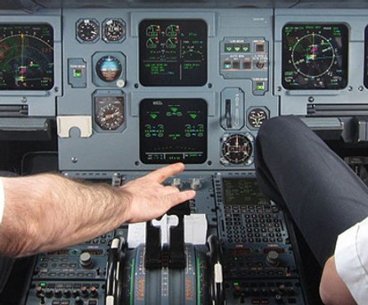 Jedes Flugzeug fliegt sich anders. Hier ein A320.
