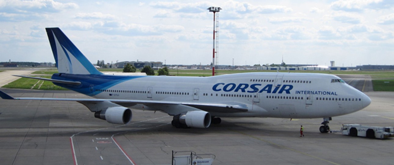 Boeing 747 von Corsair International: Wird von Air France eingesetzt.