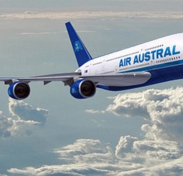 Modell eines A380 von Air Austral: Die Airline muss Jets verkaufen.