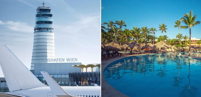 Von Wien nach Punta Cana in der Dominikanischen Republik.