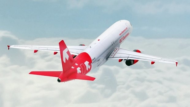 Jet von OLT Express: Zu arm für die Insolvenz.