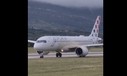 Der Airbus A220 von Croatia Airlines: In Split von der Piste abgekommen.