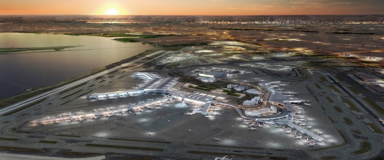 Visualisierung: So soll der Airport JFK künftig aussehen.