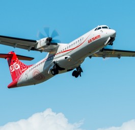 ATR von Air Tahiti: Weiterhin unterwegs zu 47 Inseln.