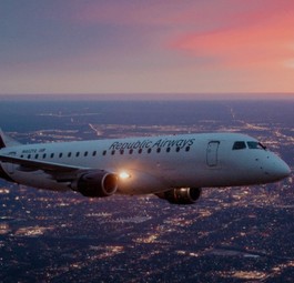 Embraer von Republic Airways: Die Flugzeuge der fusionierten Airline werden diesen Namen tragen.