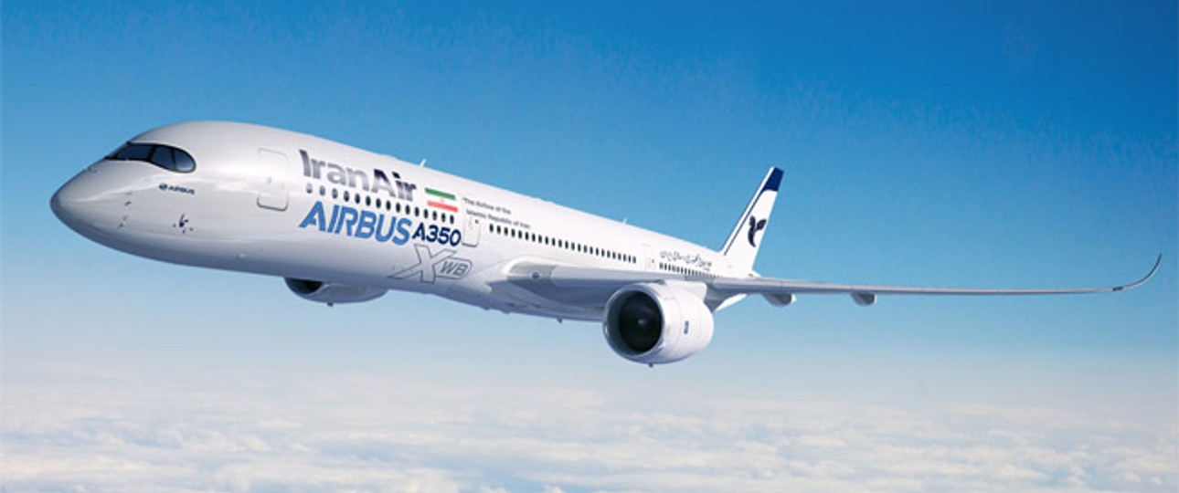 Airbus A350 in den Farben von Iran Air: Der Deal ist gefährdet.