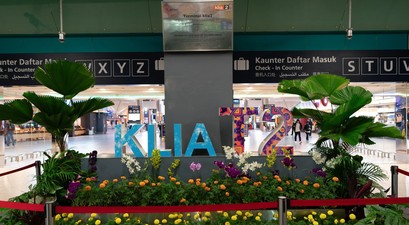 Terminal 2 am Flughafen Kuala Lumpur: Zwei Menschen haben sich am 1. Mai in den Tod gestürzt.