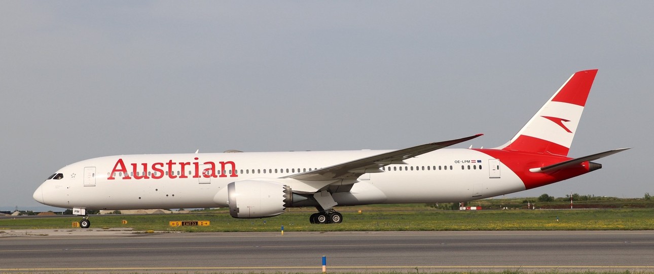 OE-LPM: Eine von zwei Boeing 787 von Austrian Airlines. Sie bleiben vorerste alleine.