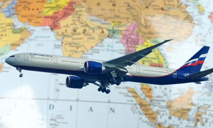 aeroflot boeing 777 globus