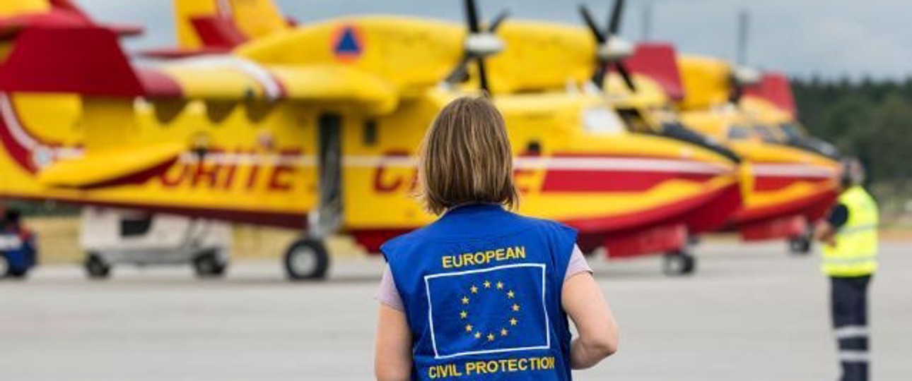 Löschflugzeug Canadair CL 415: EU plant multinationale Staffel.