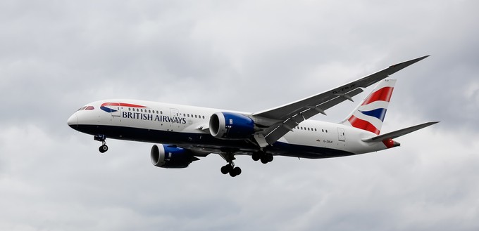 ... und British Airways (hier eine 787-8).