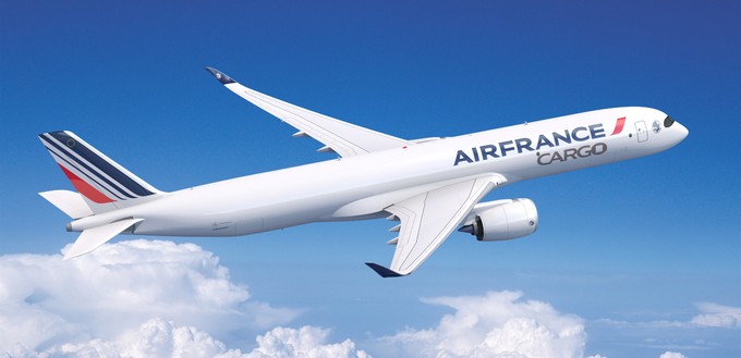 Der Airbus-A350-Frachter für Air France.