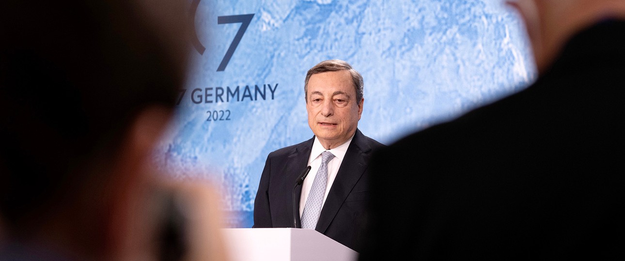 Mario Draghi: Entscheidet die Zukunft von ITA Airways.