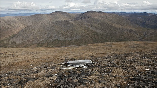 Absturzort: Kanada.