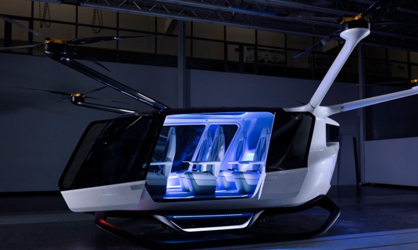 Flugtaxi Skai: Das Startup Alaka'i setzt bei dem Senkrechtstarter auf einen Brennstoffzellen-Antrieb.