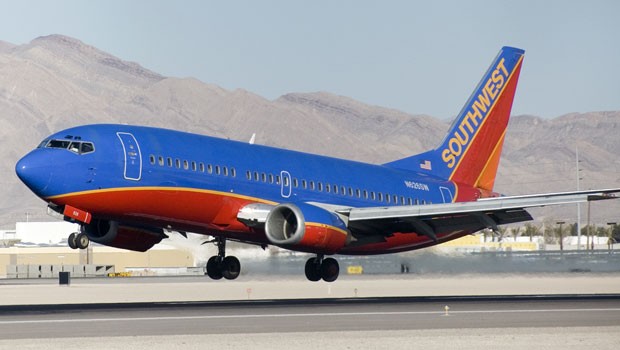 Southwest: Boeing 737-300 in Las Vegas.