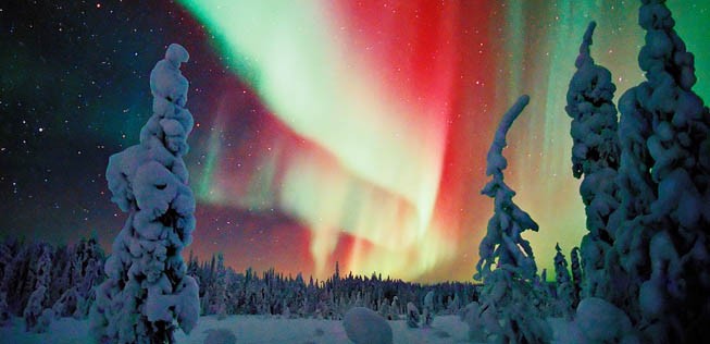 Nordlicht: Die Chinesen reisen für das Naturschauspiel nach Finnland.