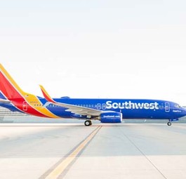 So sehen die Flugzeuge von Southwest künftig aus. Es ist ein weitreichender, aber kein radikaler Wechsel. Die Farbgebung wurde angepasst, aber nicht grundlegend verändert.