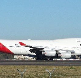 So sah das Flugzeug als VH-OJU bei ihrem letzten Passagierflug noch aus.
