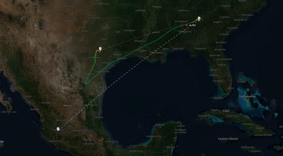 delta dl1992 guadalajara airnav radar