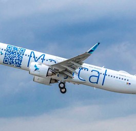 Airbus A321 LR von Azores Airlines: Enthält 190 Sitze.