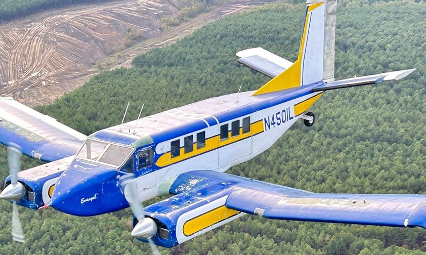 Evangel auf dem Weg ins Mid-America Flight Museum: Von dem Flugzeug wurden nur acht Exemplare gebaut.