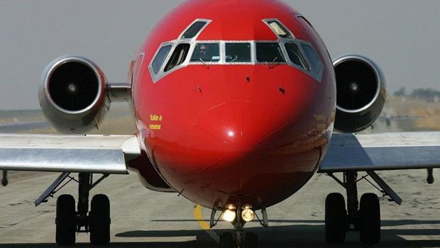 Flugzeug von 1Time: Hohe Verluste.