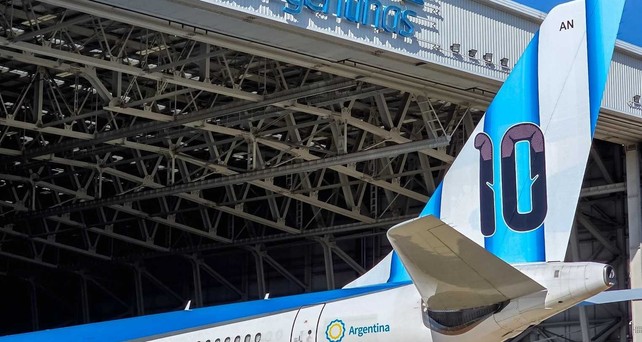 Airbus A330 Aerolinas Argentinas: Ein Hommage an Lionel Messi.