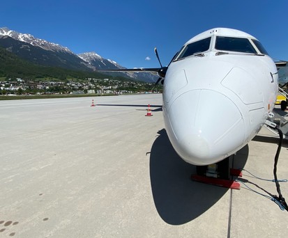 De Haviland Dash 8-400 von Austrian Airlines: Aussortiert.